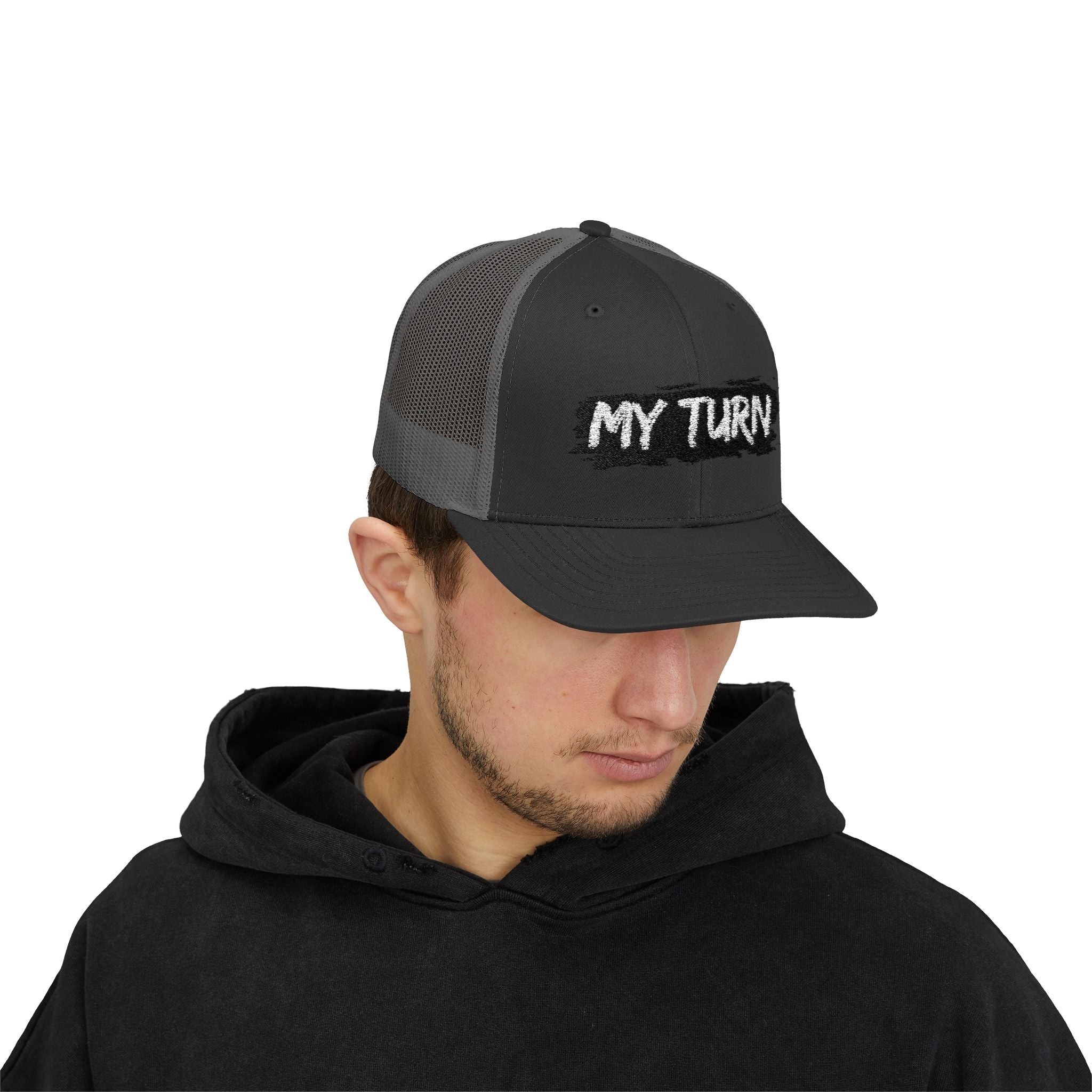 My Turn Snapback Trucker Cap | Fun Hat for Parties, Birthdays, Outdoor Activities, Gift Ideas, Everyday Wear