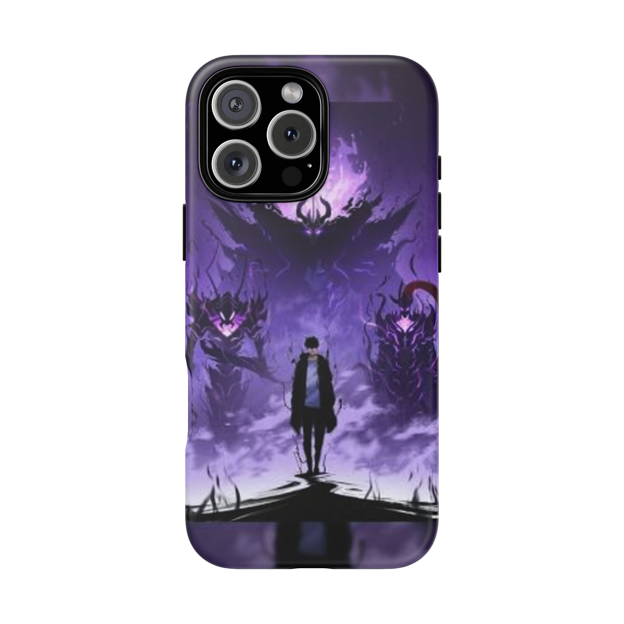 Solo Leveling Jinwoo Phone Case, Tough Cases, Durable Phone Cover, Military Style Case, Perfect for Gifts, Fashionable and Functional