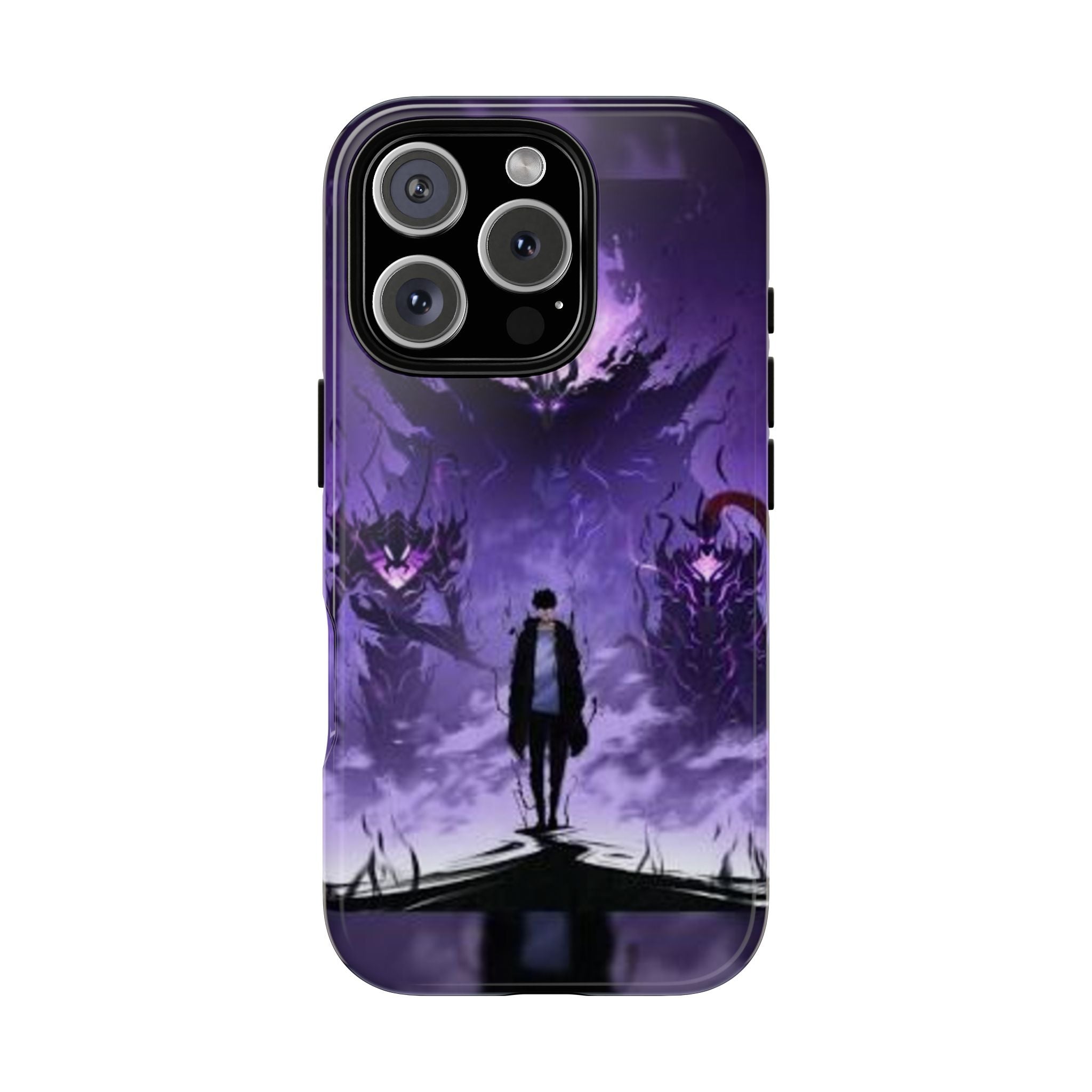 Solo Leveling Jinwoo Phone Case, Tough Cases, Durable Phone Cover, Military Style Case, Perfect for Gifts, Fashionable and Functional