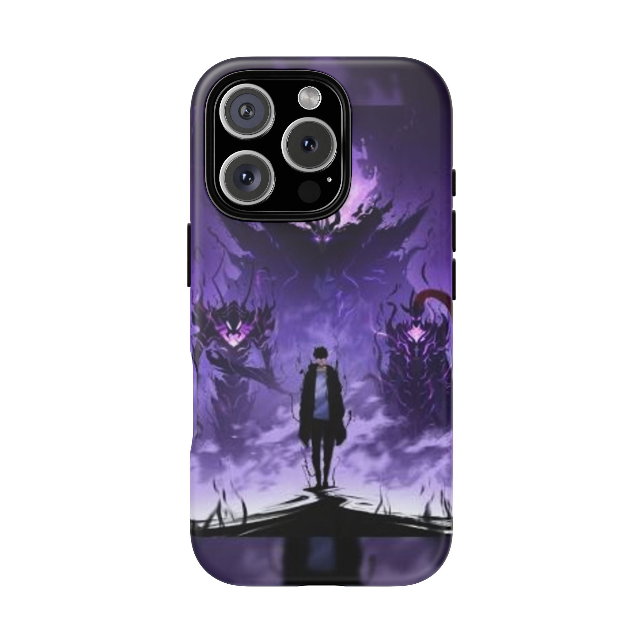 Solo Leveling Jinwoo Phone Case, Tough Cases, Durable Phone Cover, Military Style Case, Perfect for Gifts, Fashionable and Functional