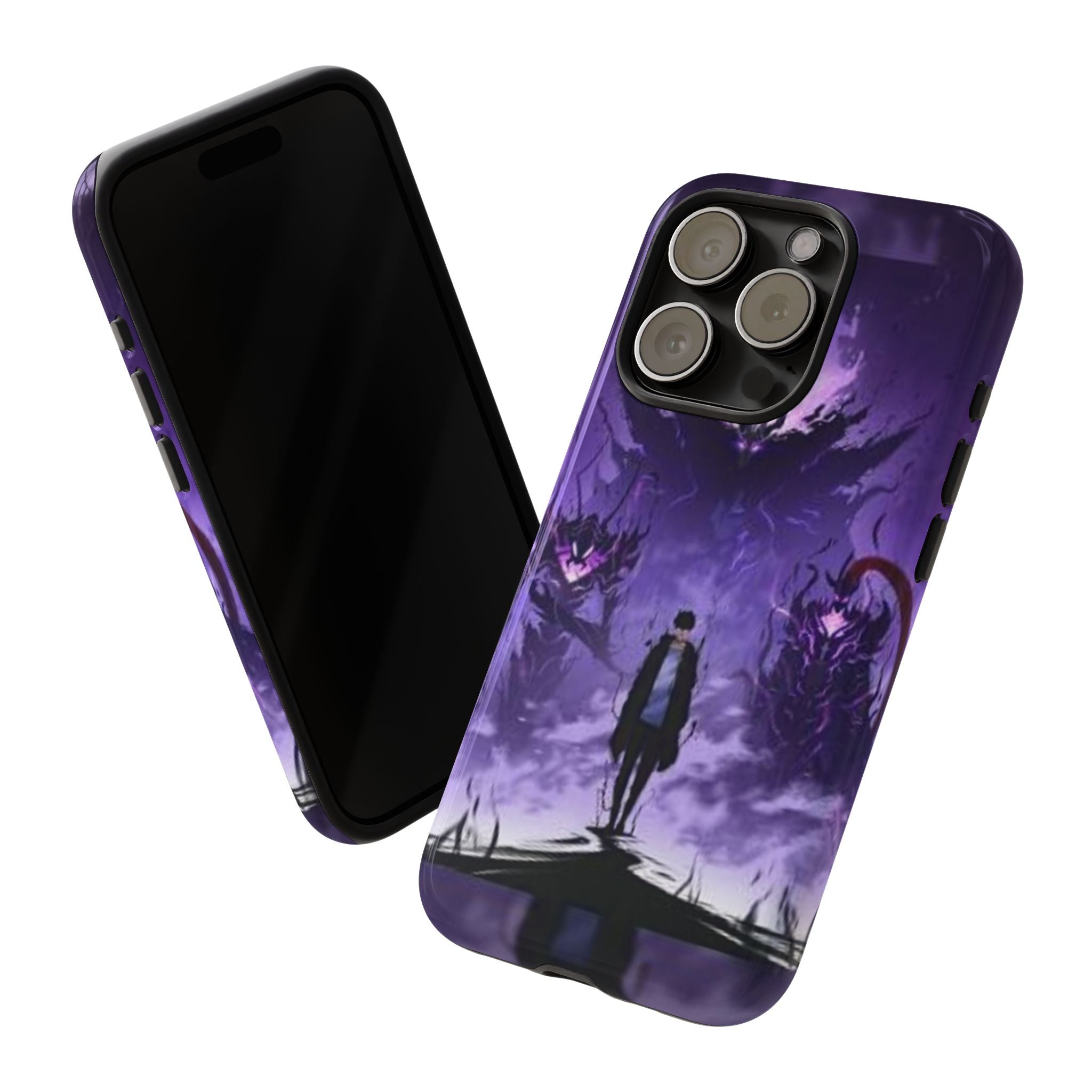 Solo Leveling Jinwoo Phone Case, Tough Cases, Durable Phone Cover, Military Style Case, Perfect for Gifts, Fashionable and Functional
