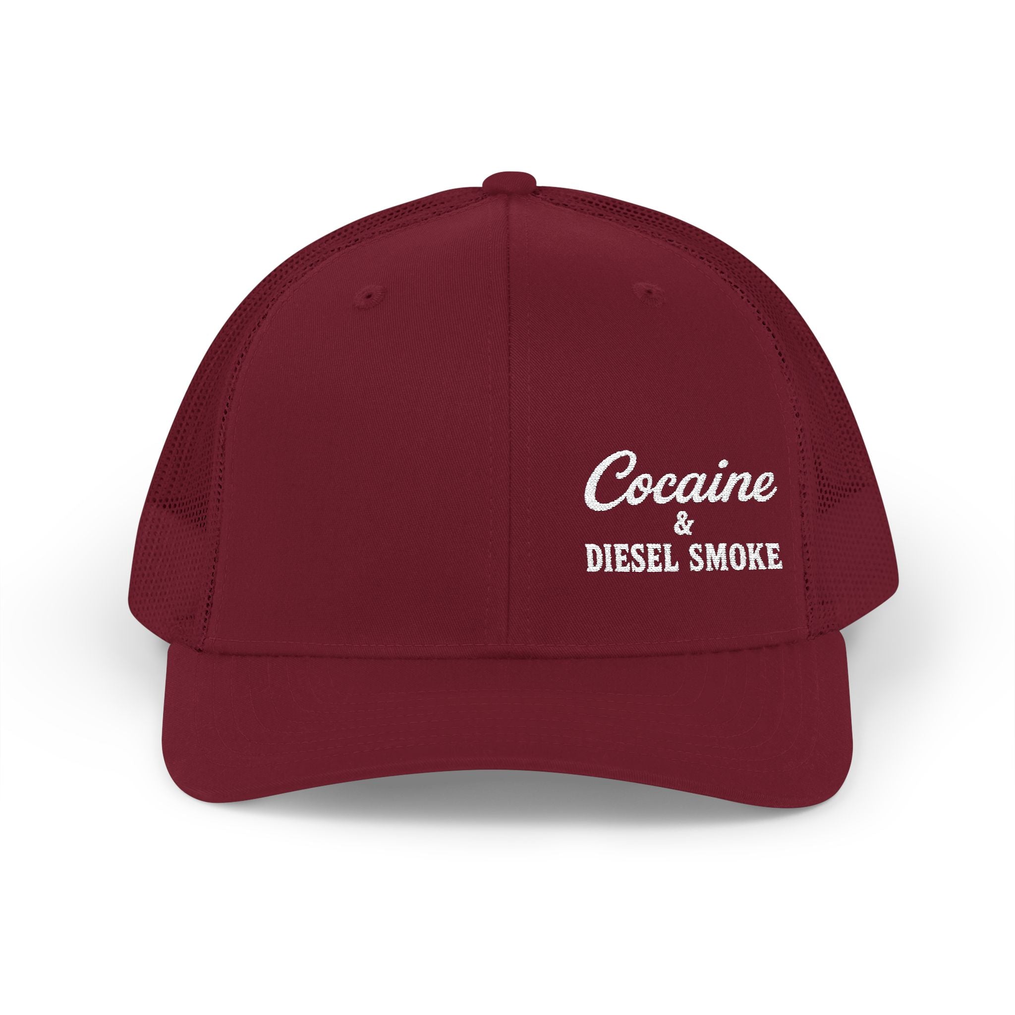 Cocaine & Diesel Smoke Snapback Trucker Cap, Vintage Cap, Casual Hat, Outdoor Accessories, Gift for Cool Dads