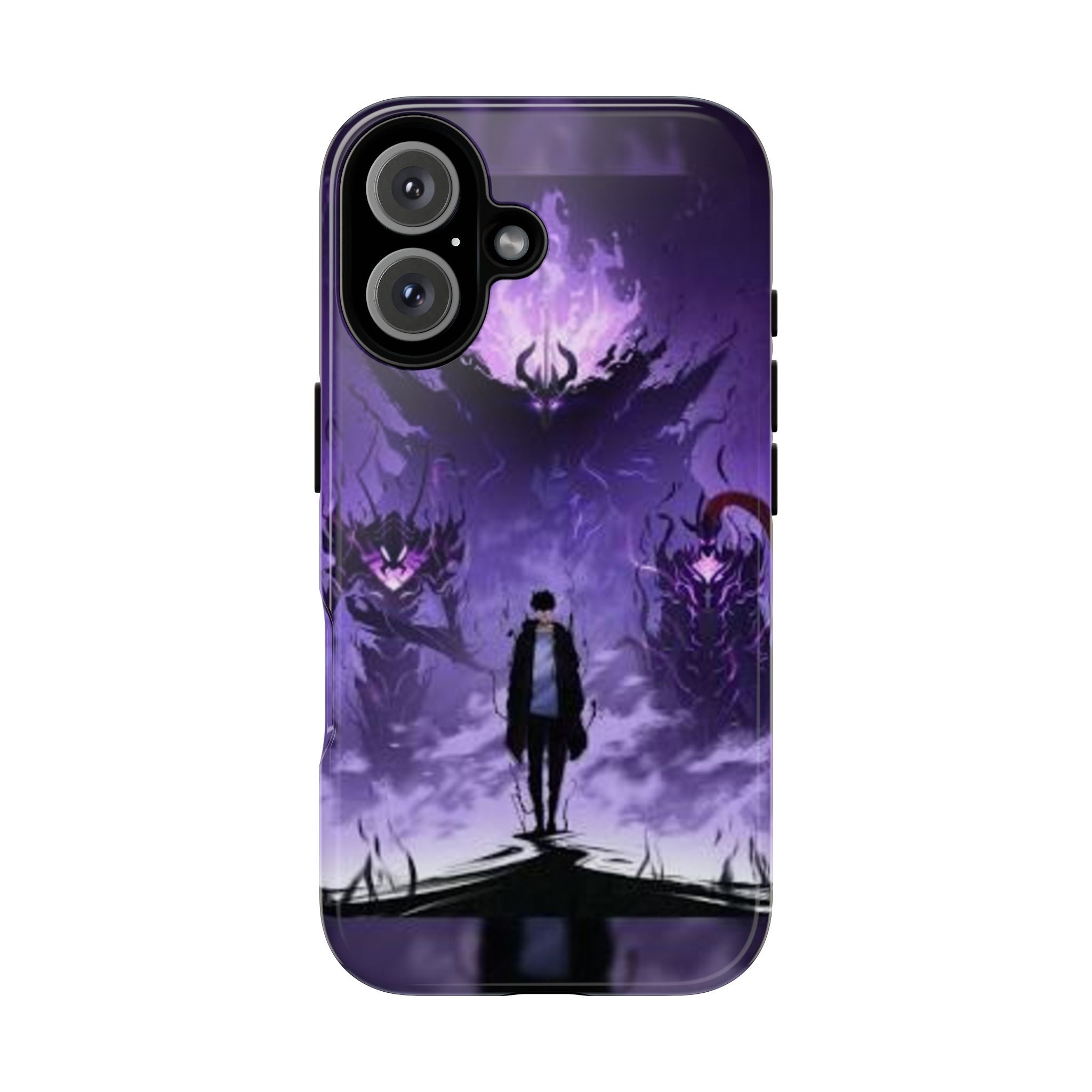 Solo Leveling Jinwoo Phone Case, Tough Cases, Durable Phone Cover, Military Style Case, Perfect for Gifts, Fashionable and Functional