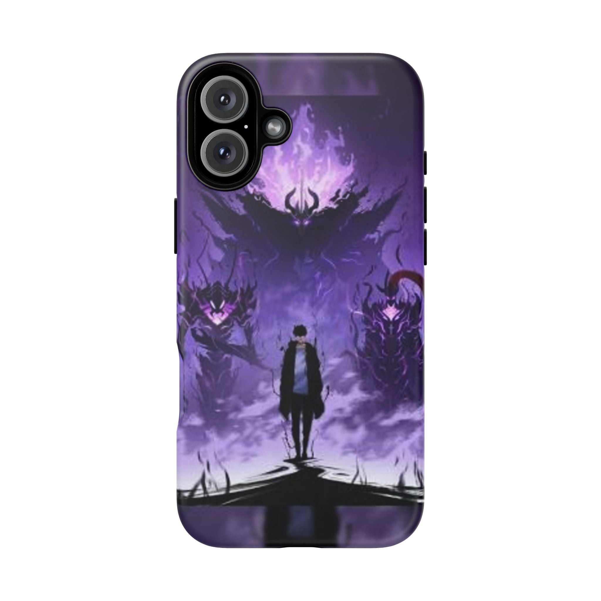 Solo Leveling Jinwoo Phone Case, Tough Cases, Durable Phone Cover, Military Style Case, Perfect for Gifts, Fashionable and Functional