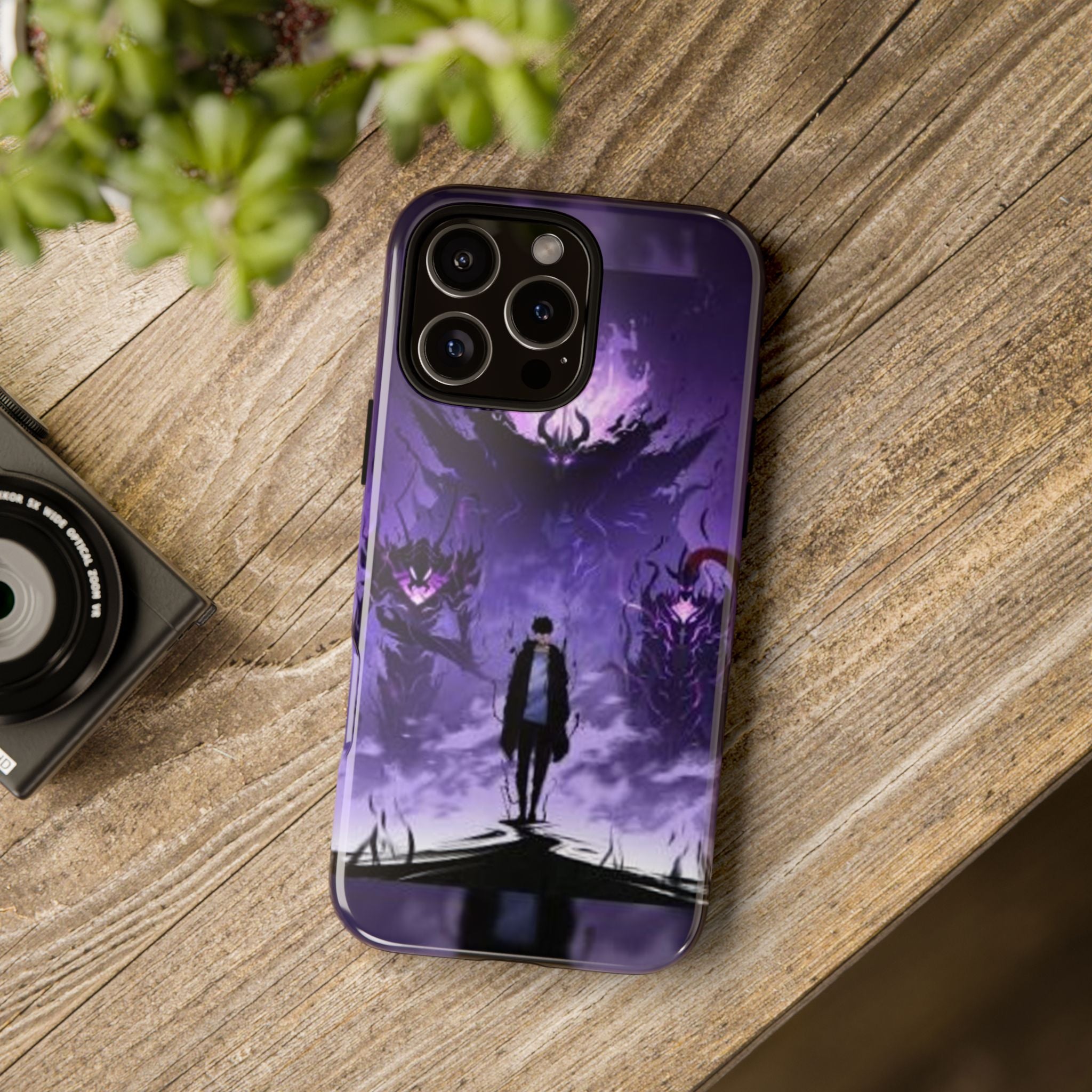 Solo Leveling Jinwoo Phone Case, Tough Cases, Durable Phone Cover, Military Style Case, Perfect for Gifts, Fashionable and Functional