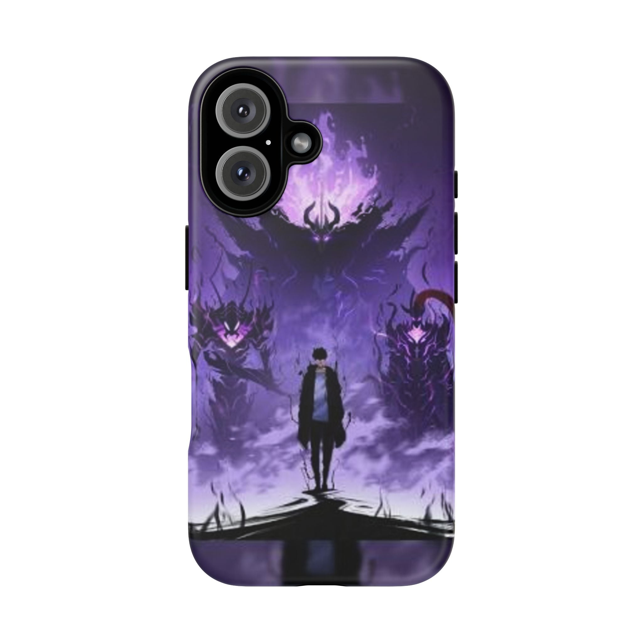 Solo Leveling Jinwoo Phone Case, Tough Cases, Durable Phone Cover, Military Style Case, Perfect for Gifts, Fashionable and Functional