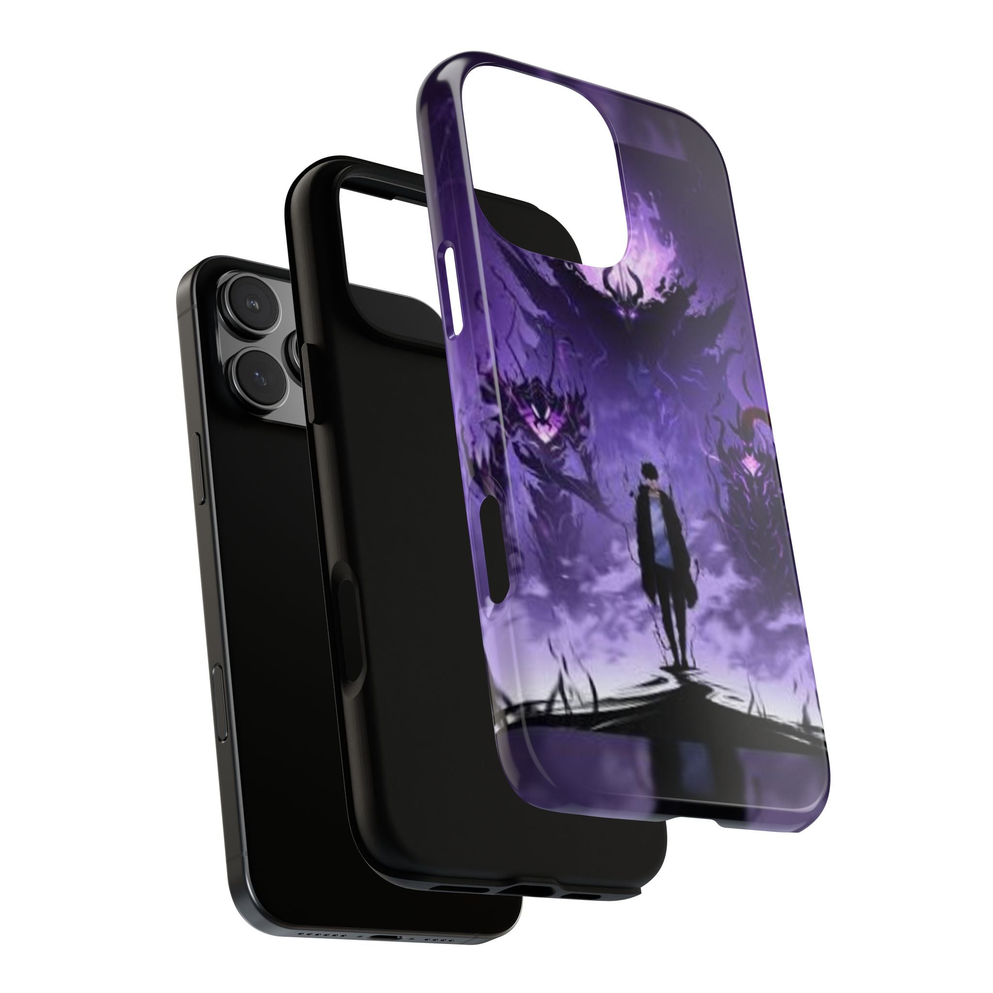 Solo Leveling Jinwoo Phone Case, Tough Cases, Durable Phone Cover, Military Style Case, Perfect for Gifts, Fashionable and Functional