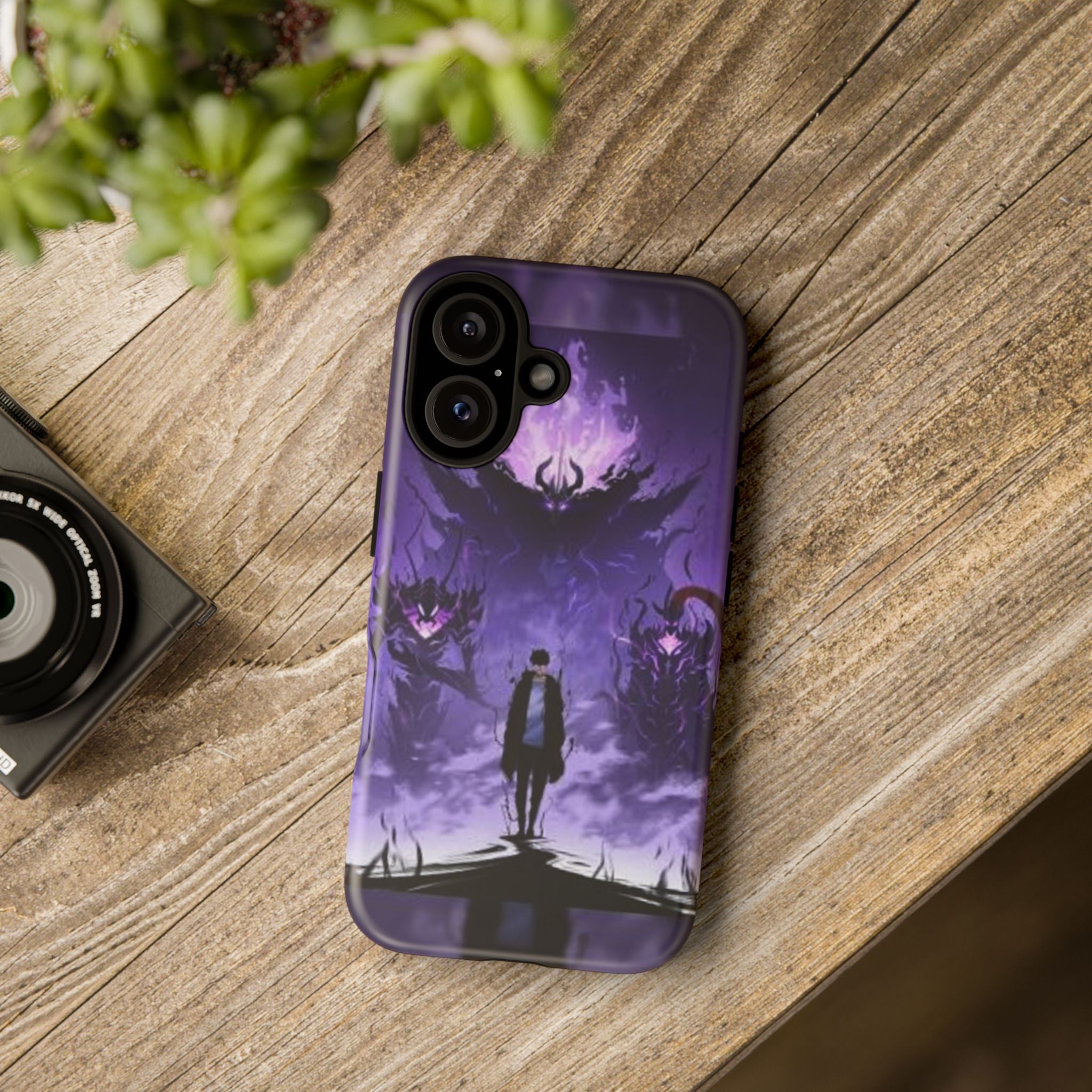 Solo Leveling Jinwoo Phone Case, Tough Cases, Durable Phone Cover, Military Style Case, Perfect for Gifts, Fashionable and Functional
