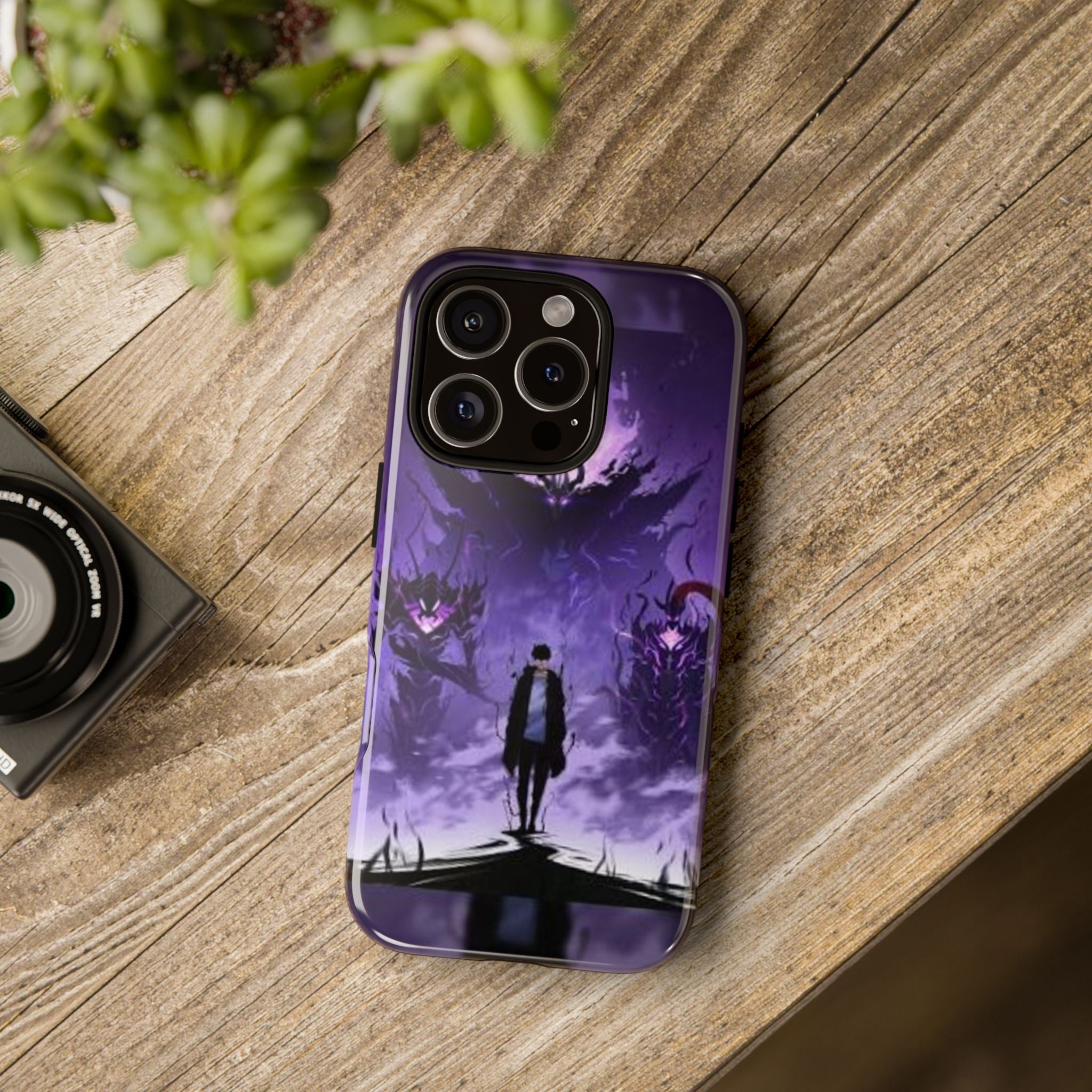 Solo Leveling Jinwoo Phone Case, Tough Cases, Durable Phone Cover, Military Style Case, Perfect for Gifts, Fashionable and Functional