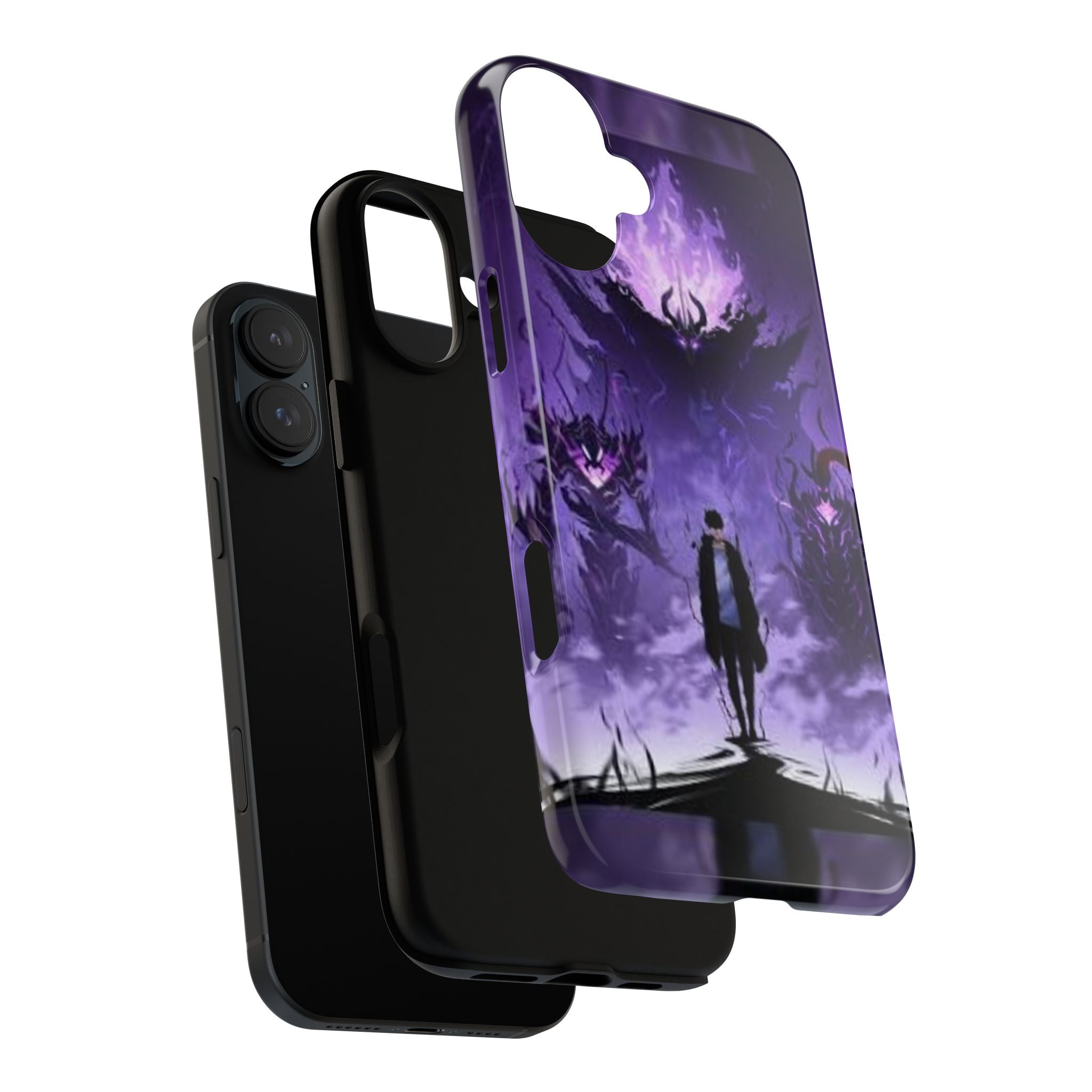 Solo Leveling Jinwoo Phone Case, Tough Cases, Durable Phone Cover, Military Style Case, Perfect for Gifts, Fashionable and Functional