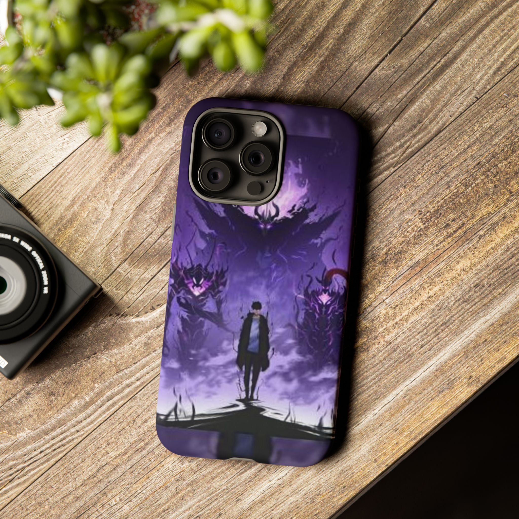 Solo Leveling Jinwoo Phone Case, Tough Cases, Durable Phone Cover, Military Style Case, Perfect for Gifts, Fashionable and Functional