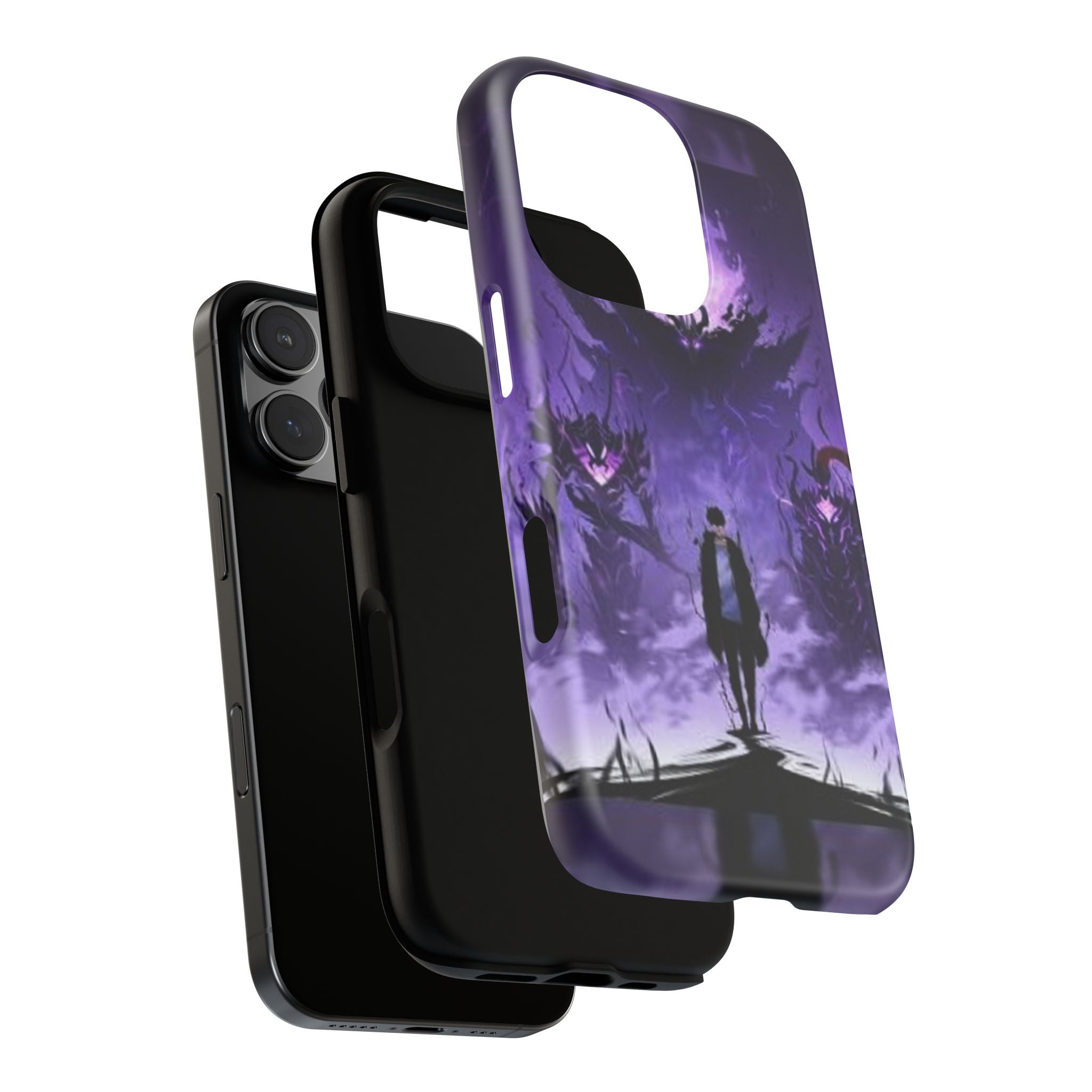Solo Leveling Jinwoo Phone Case, Tough Cases, Durable Phone Cover, Military Style Case, Perfect for Gifts, Fashionable and Functional