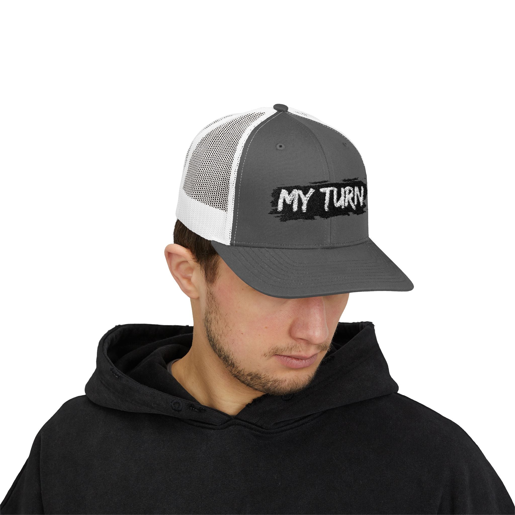 My Turn Snapback Trucker Cap | Fun Hat for Parties, Birthdays, Outdoor Activities, Gift Ideas, Everyday Wear