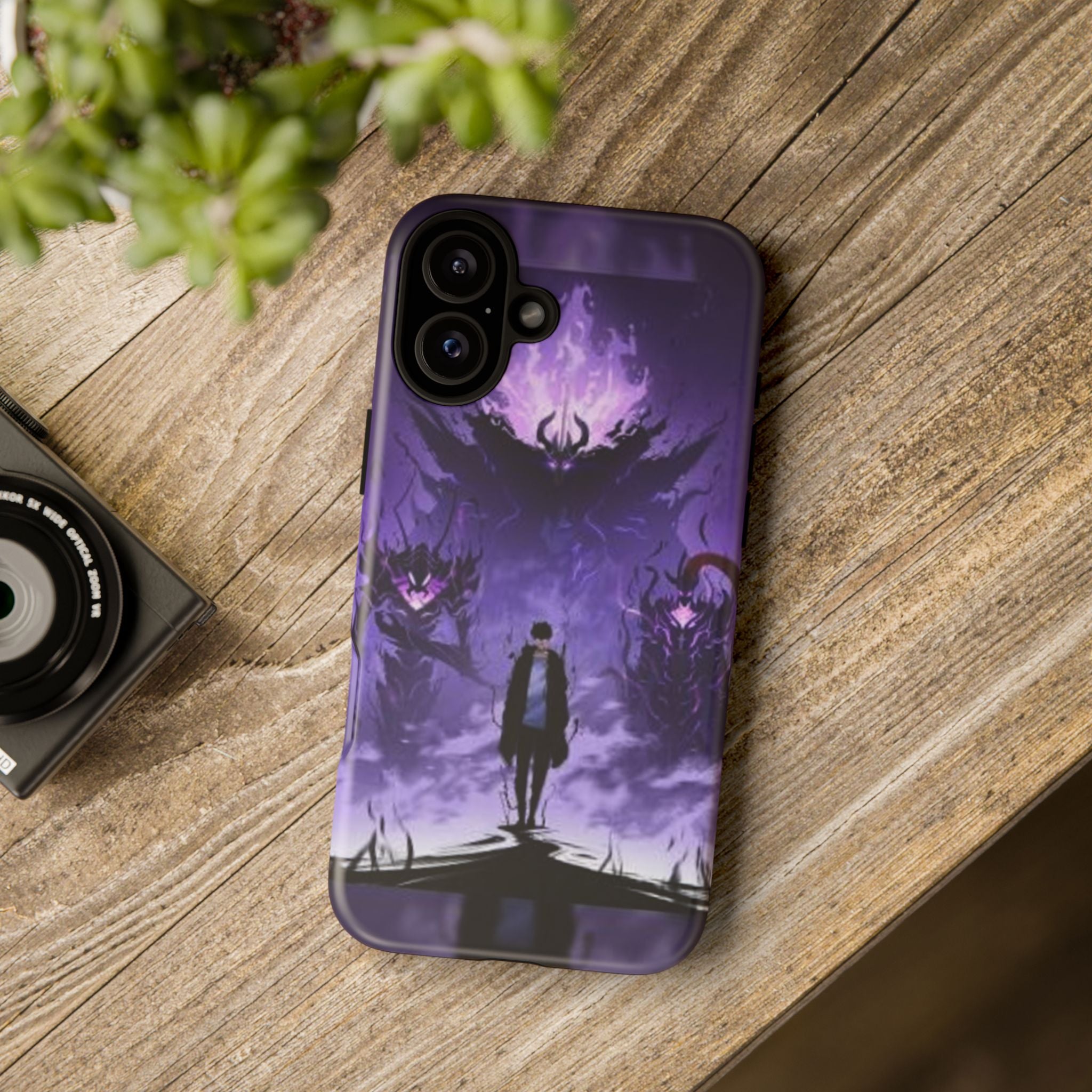 Solo Leveling Jinwoo Phone Case, Tough Cases, Durable Phone Cover, Military Style Case, Perfect for Gifts, Fashionable and Functional