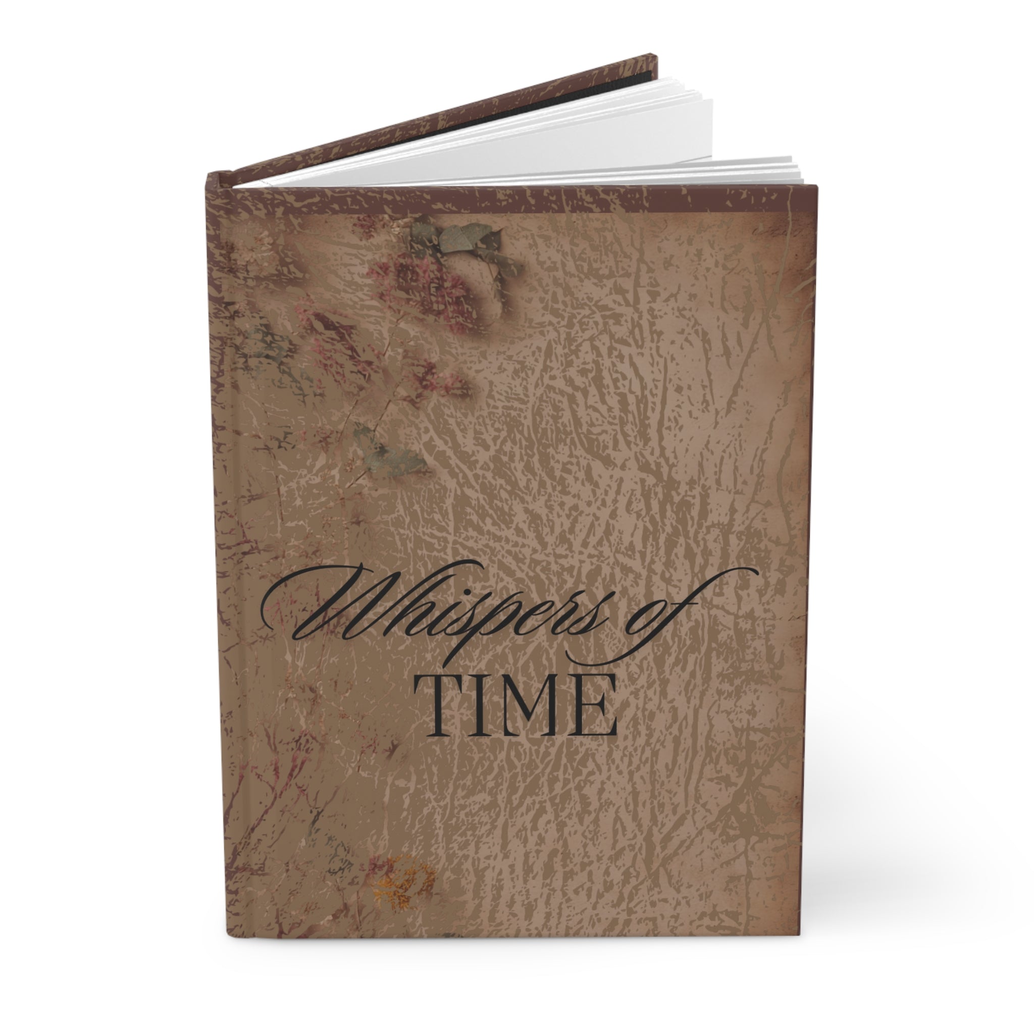 Rustic Hardcover Journal - Whispers of Time