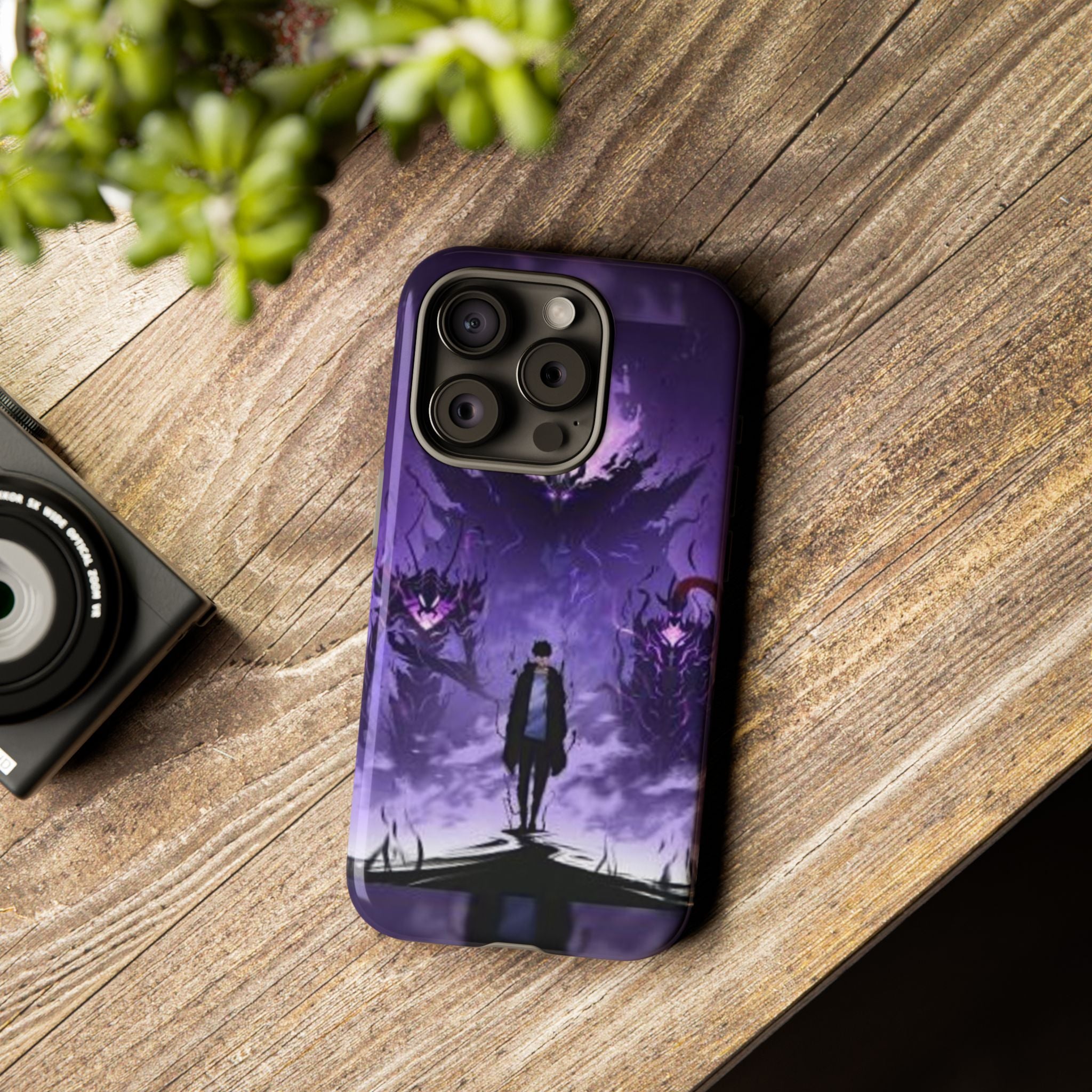 Solo Leveling Jinwoo Phone Case, Tough Cases, Durable Phone Cover, Military Style Case, Perfect for Gifts, Fashionable and Functional
