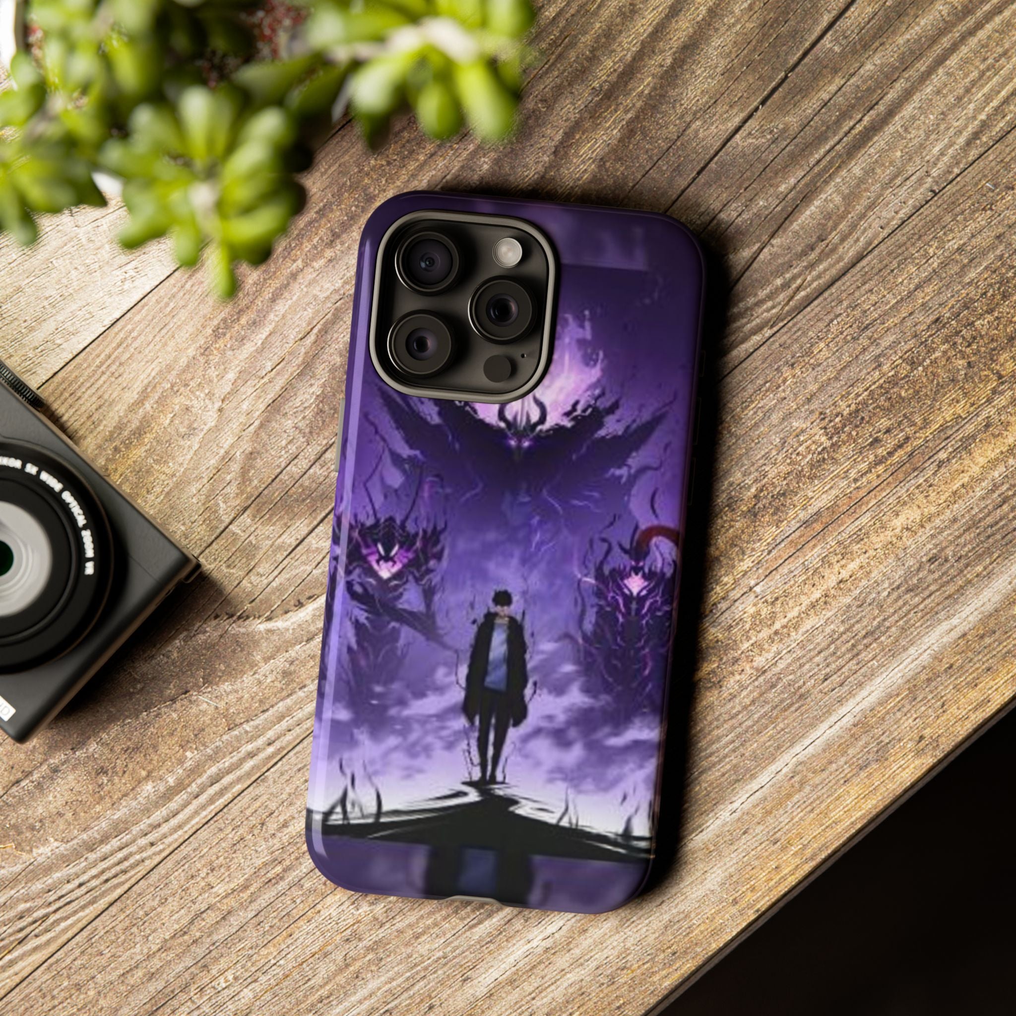Solo Leveling Jinwoo Phone Case, Tough Cases, Durable Phone Cover, Military Style Case, Perfect for Gifts, Fashionable and Functional