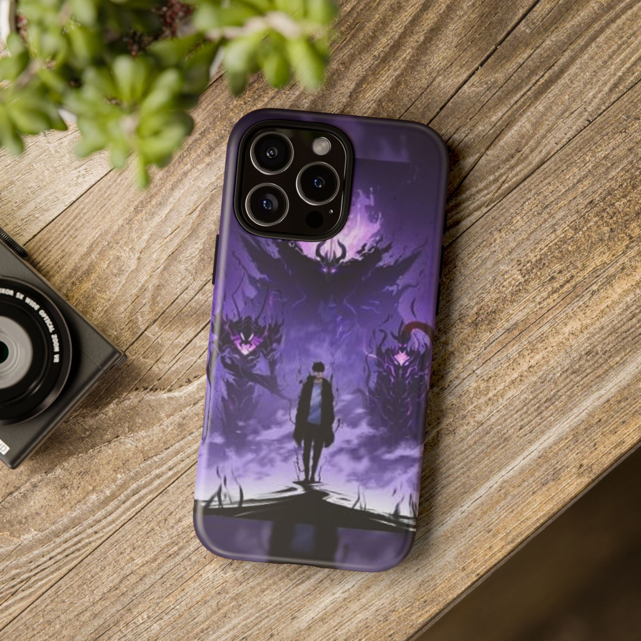 Solo Leveling Jinwoo Phone Case, Tough Cases, Durable Phone Cover, Military Style Case, Perfect for Gifts, Fashionable and Functional