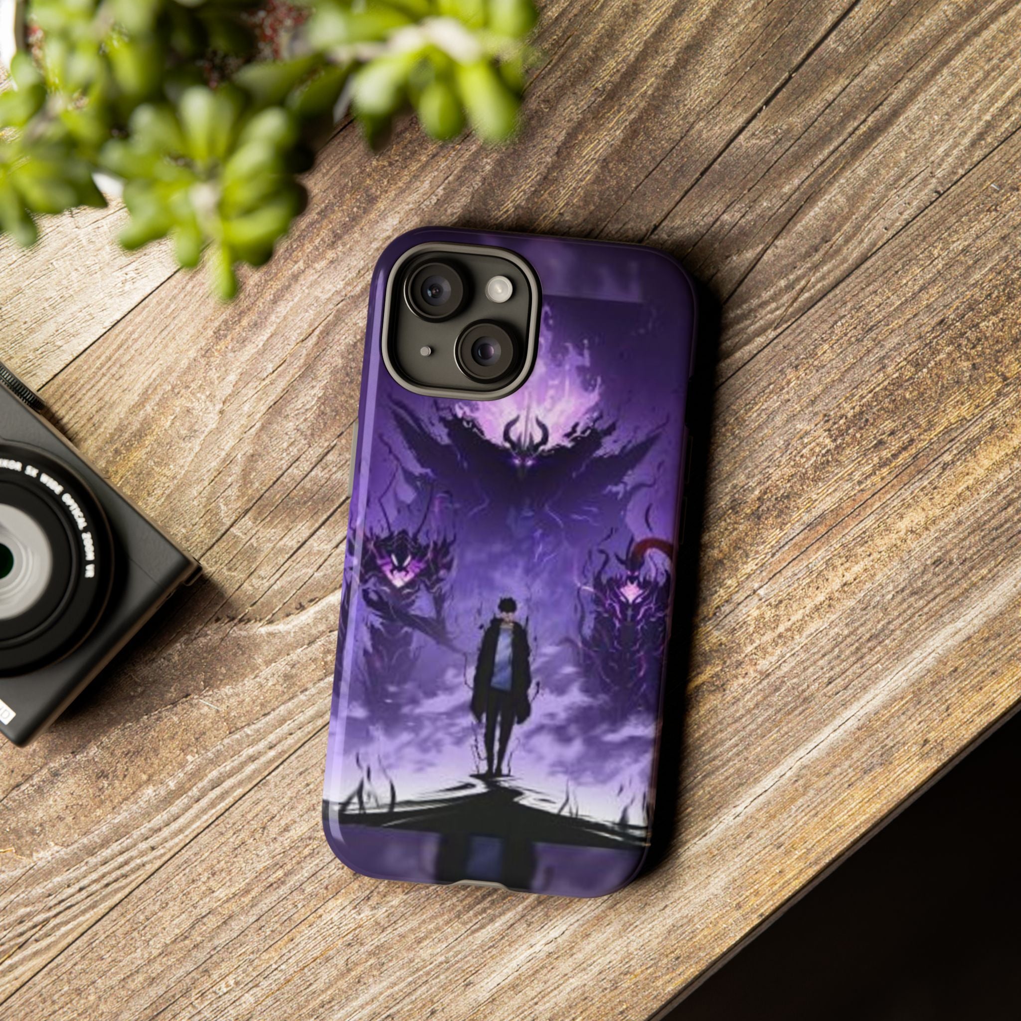 Solo Leveling Jinwoo Phone Case, Tough Cases, Durable Phone Cover, Military Style Case, Perfect for Gifts, Fashionable and Functional