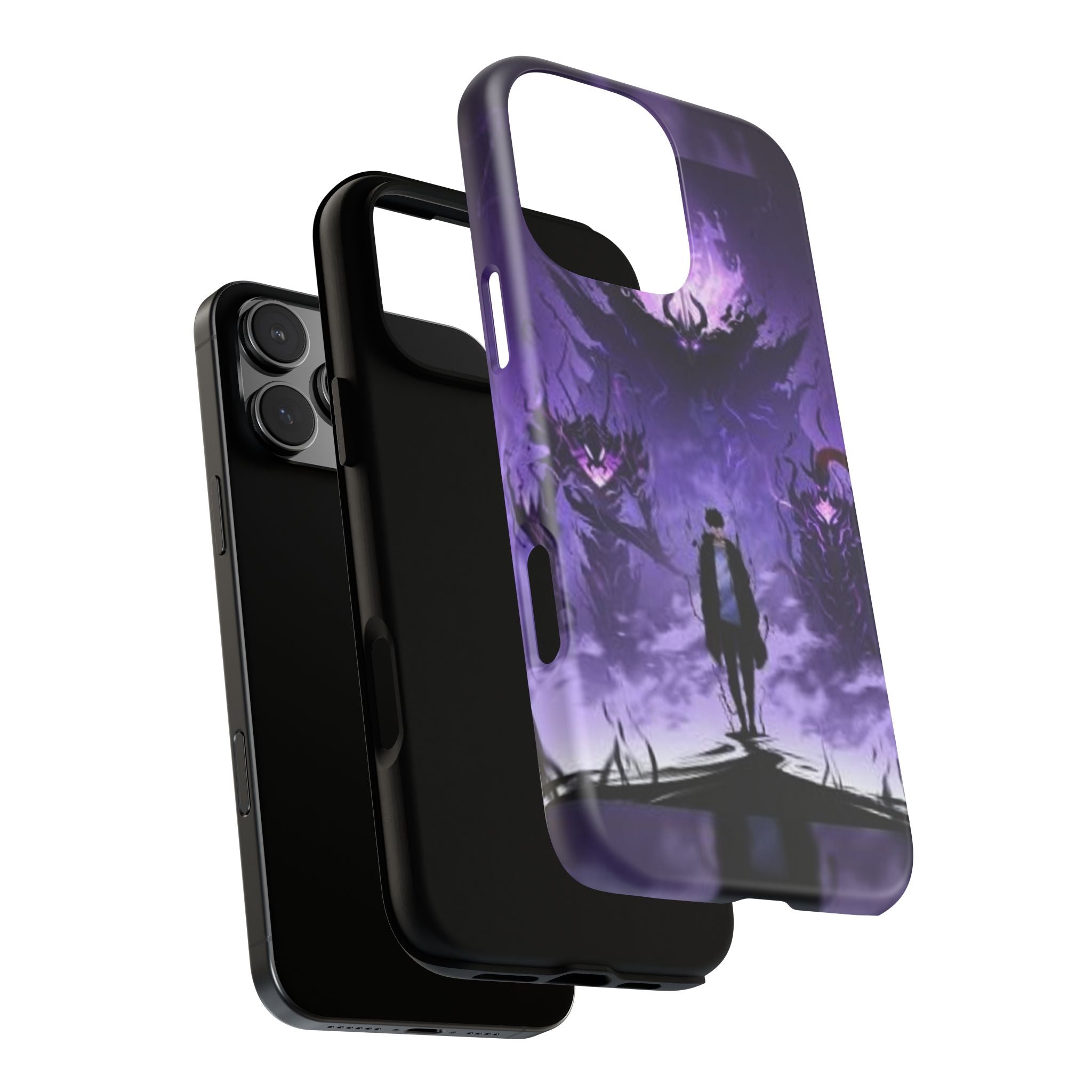 Solo Leveling Jinwoo Phone Case, Tough Cases, Durable Phone Cover, Military Style Case, Perfect for Gifts, Fashionable and Functional
