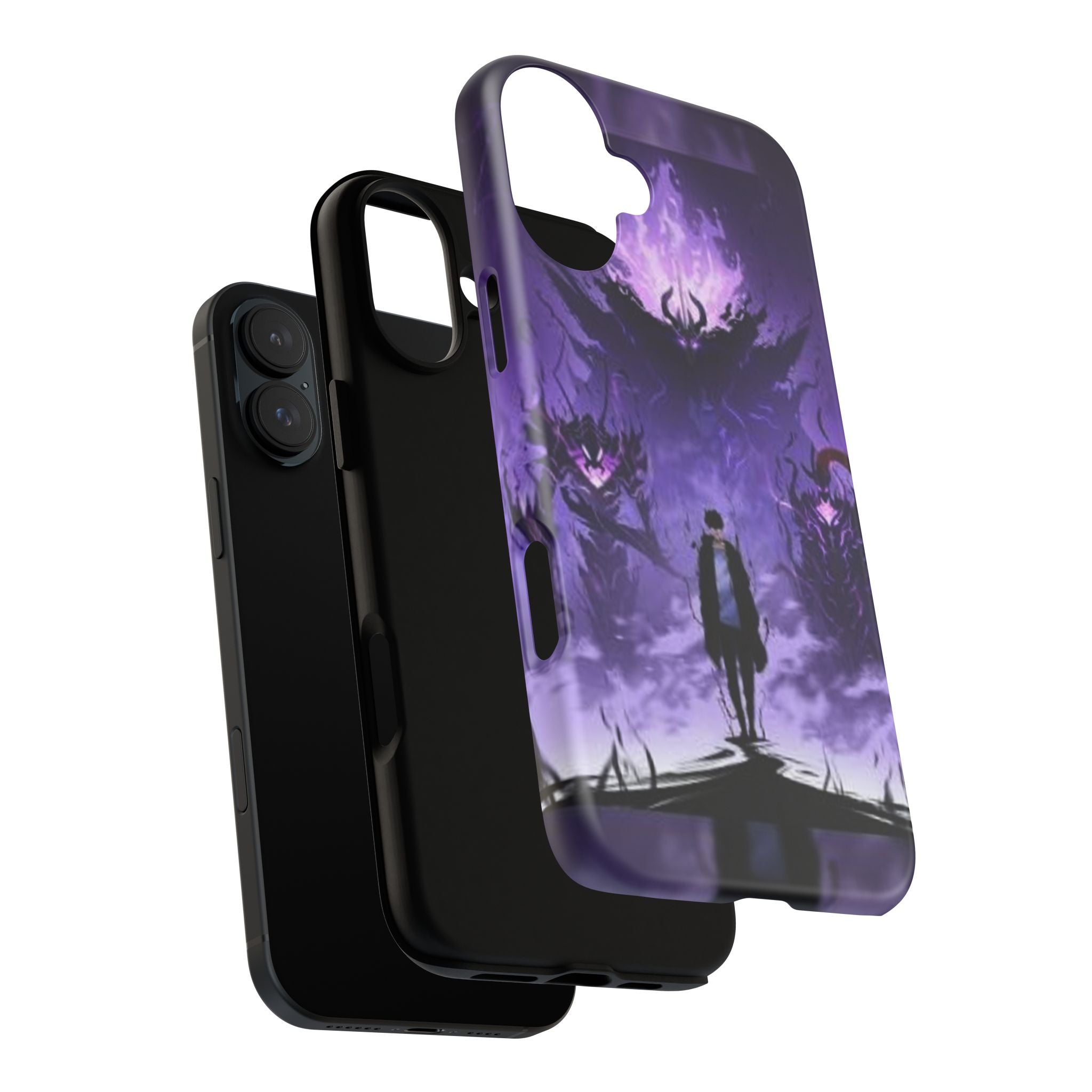 Solo Leveling Jinwoo Phone Case, Tough Cases, Durable Phone Cover, Military Style Case, Perfect for Gifts, Fashionable and Functional