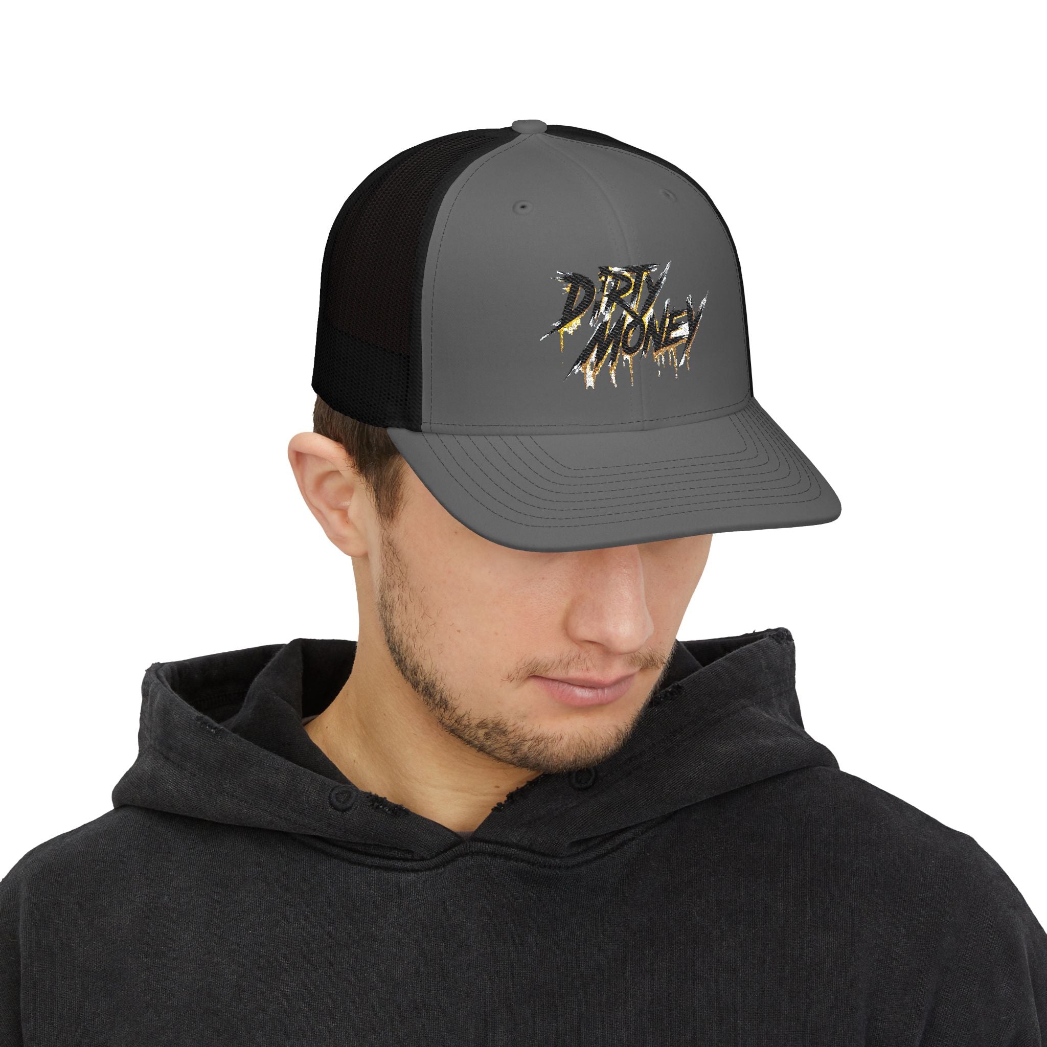 Dirty Money Snapback Trucker Cap