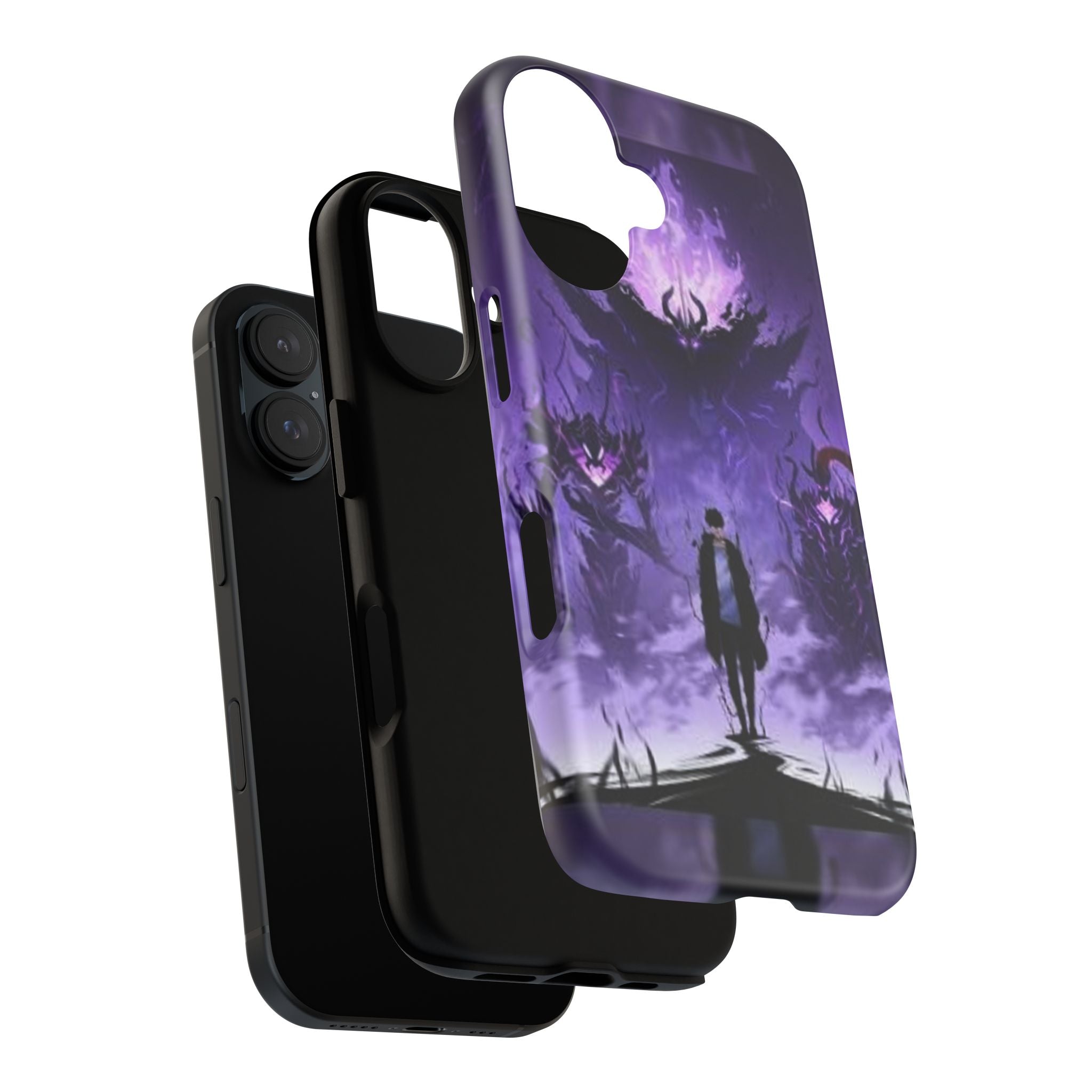 Solo Leveling Jinwoo Phone Case, Tough Cases, Durable Phone Cover, Military Style Case, Perfect for Gifts, Fashionable and Functional