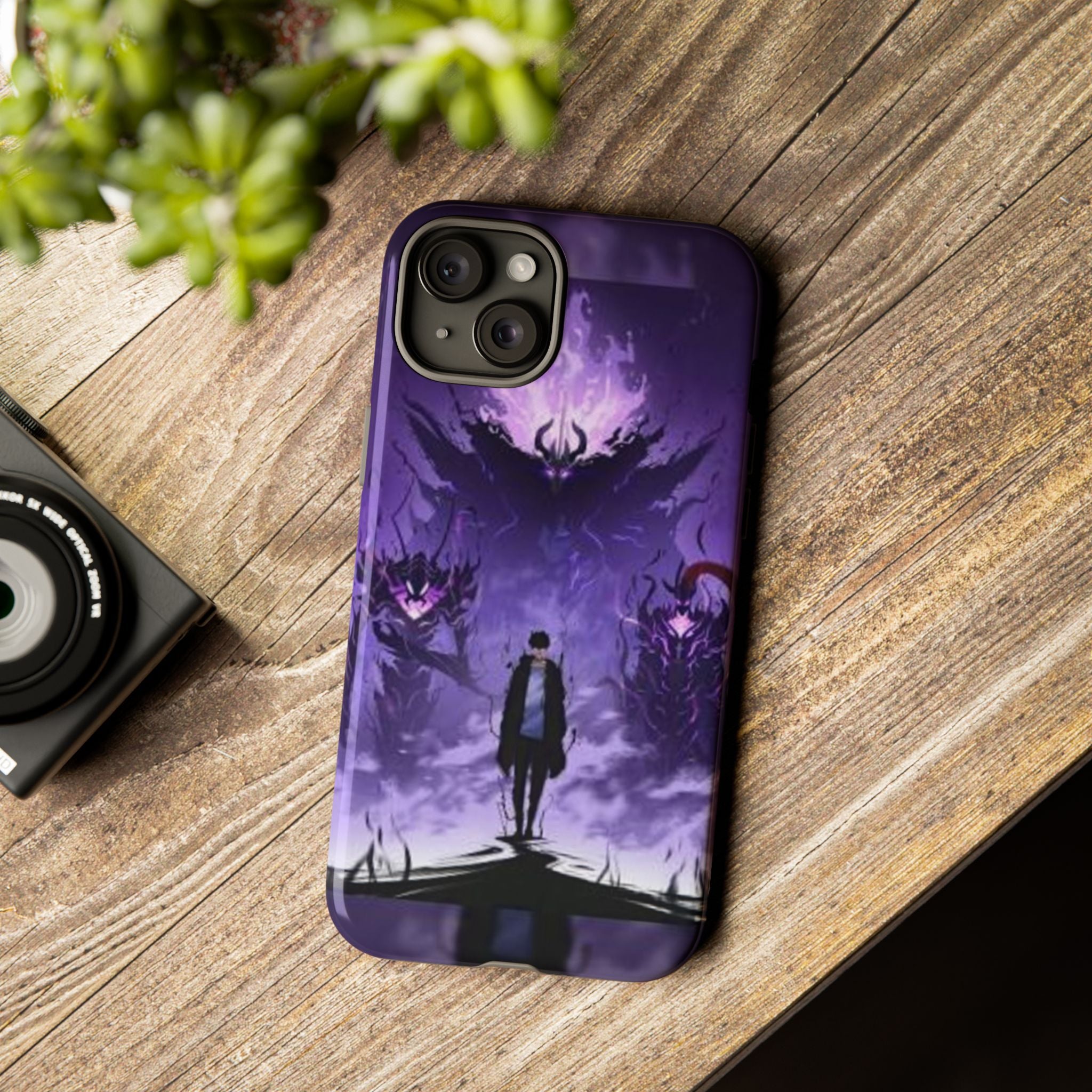 Solo Leveling Jinwoo Phone Case, Tough Cases, Durable Phone Cover, Military Style Case, Perfect for Gifts, Fashionable and Functional