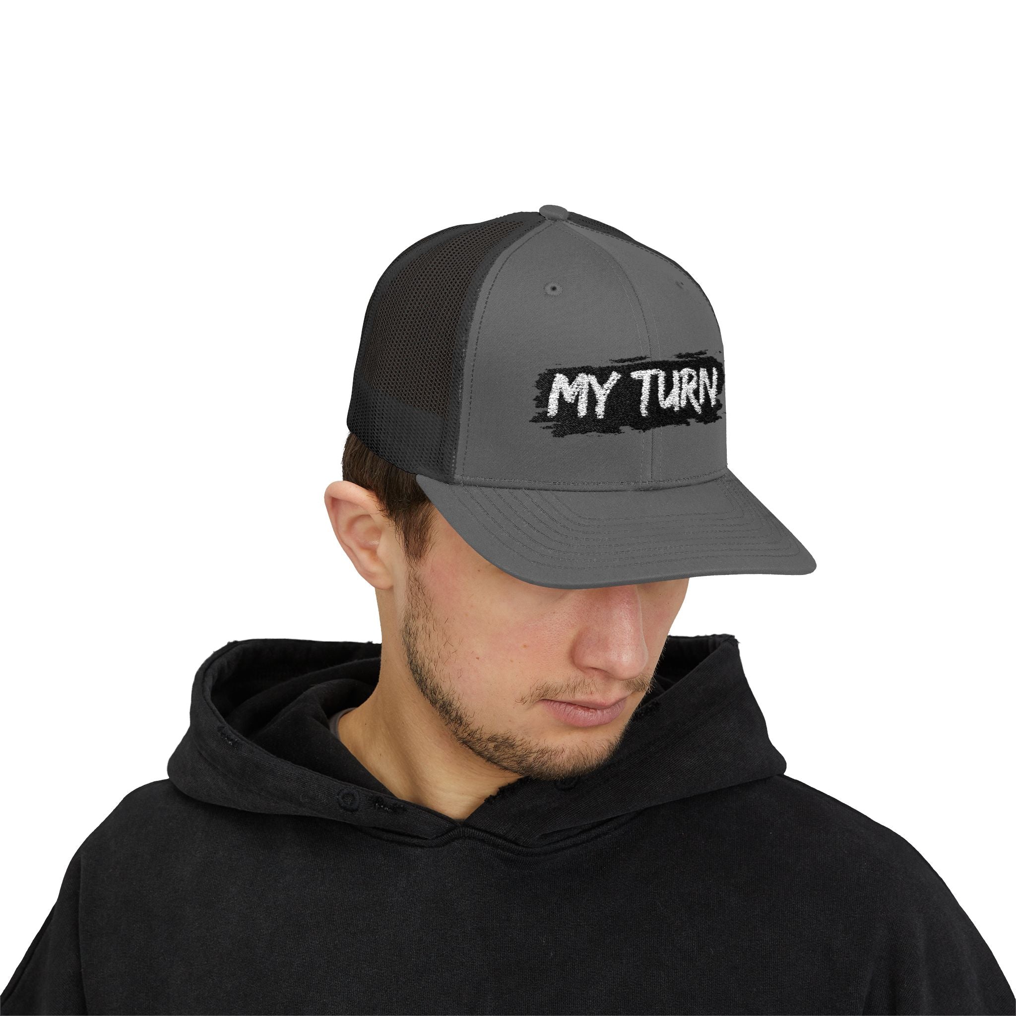 My Turn Snapback Trucker Cap | Fun Hat for Parties, Birthdays, Outdoor Activities, Gift Ideas, Everyday Wear