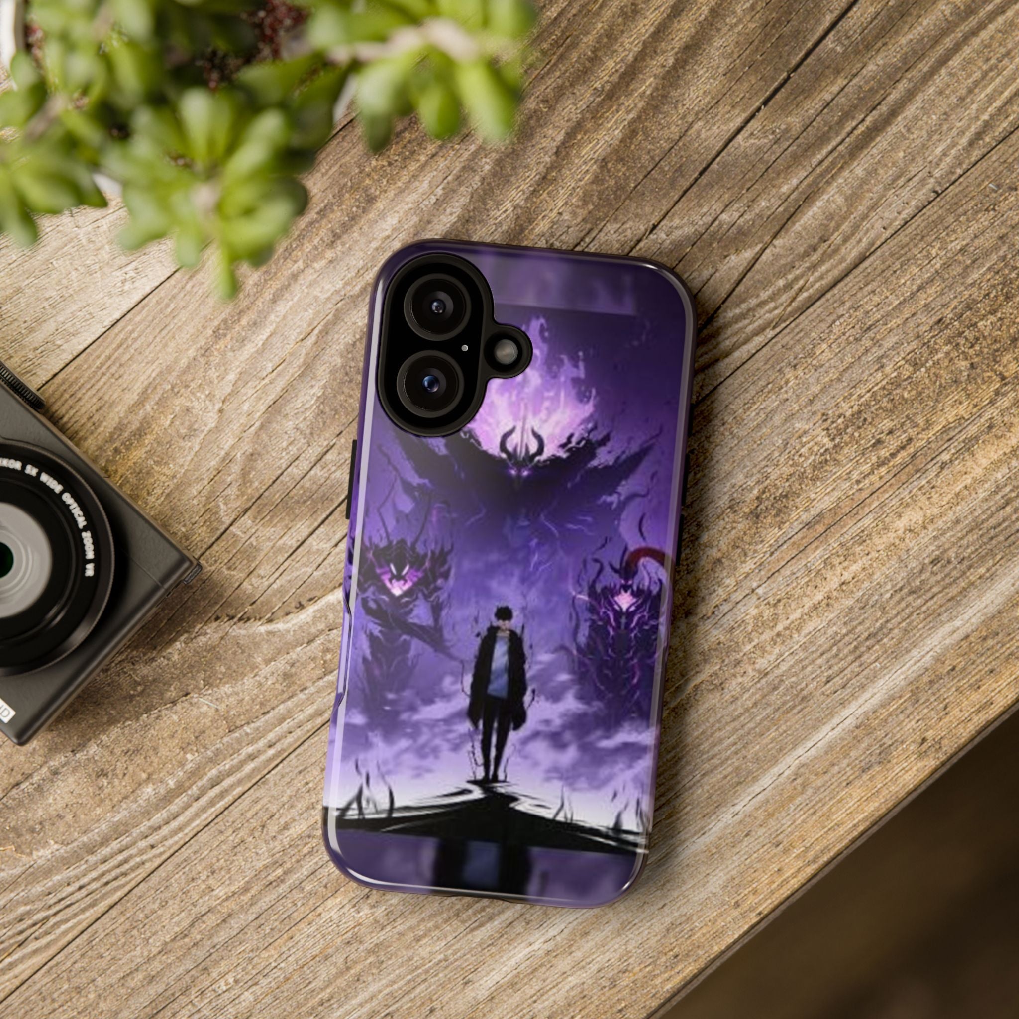 Solo Leveling Jinwoo Phone Case, Tough Cases, Durable Phone Cover, Military Style Case, Perfect for Gifts, Fashionable and Functional