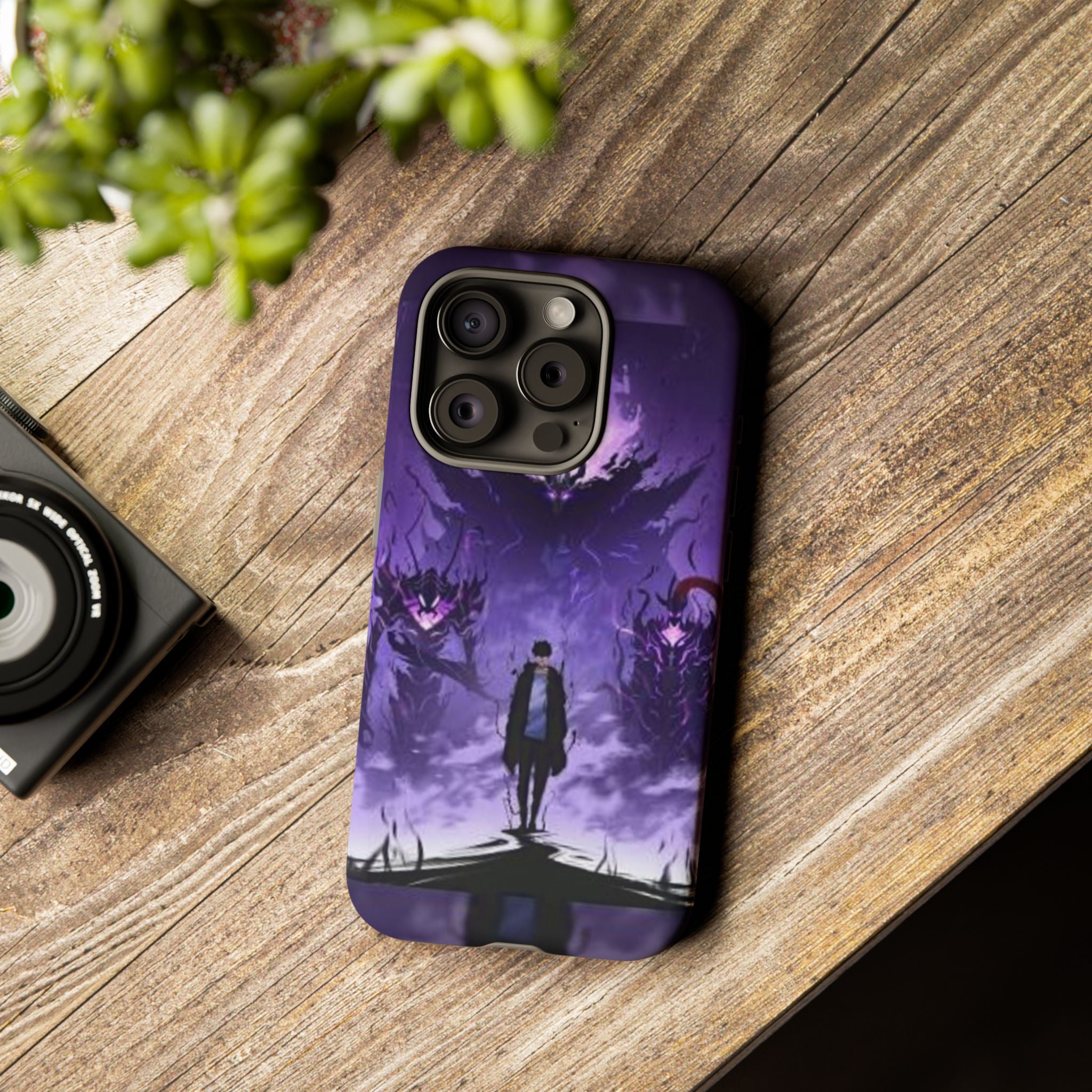 Solo Leveling Jinwoo Phone Case, Tough Cases, Durable Phone Cover, Military Style Case, Perfect for Gifts, Fashionable and Functional