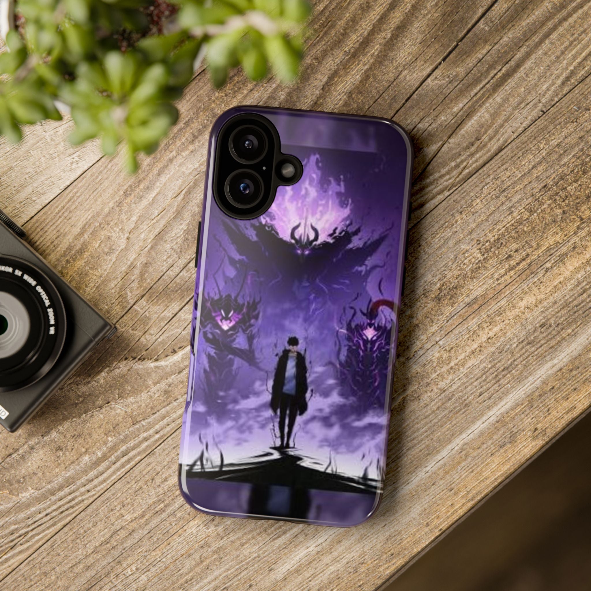 Solo Leveling Jinwoo Phone Case, Tough Cases, Durable Phone Cover, Military Style Case, Perfect for Gifts, Fashionable and Functional